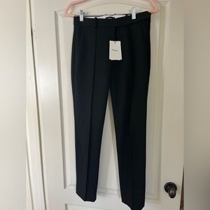 Theory black ankle pant